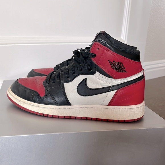 Nike Other - Nike Air Jordan 1 Bred Toes (Size 6.5 GS)